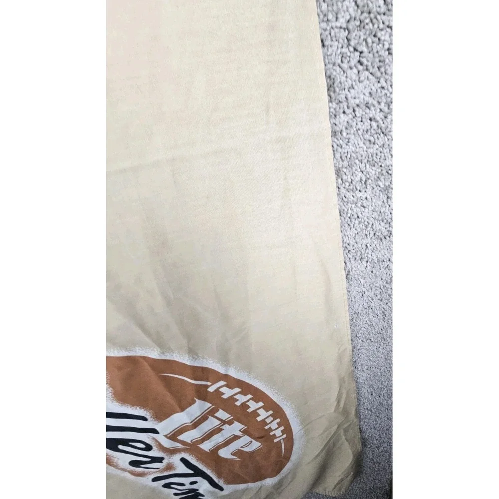 Vintage‎ Miller Lite Time Beer 49ers NFL Flag 60x31 1998 Vanguard Visual RARE